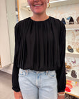 Frida Long Sleeve Top Black Tops - Blouses Simkhai 