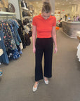 Cillian Straight Pant Black Pants - Trousers Simkhai 