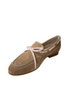 Saundra Velour Loafer Mousse/Rose Flats - Loafer Softwaves 
