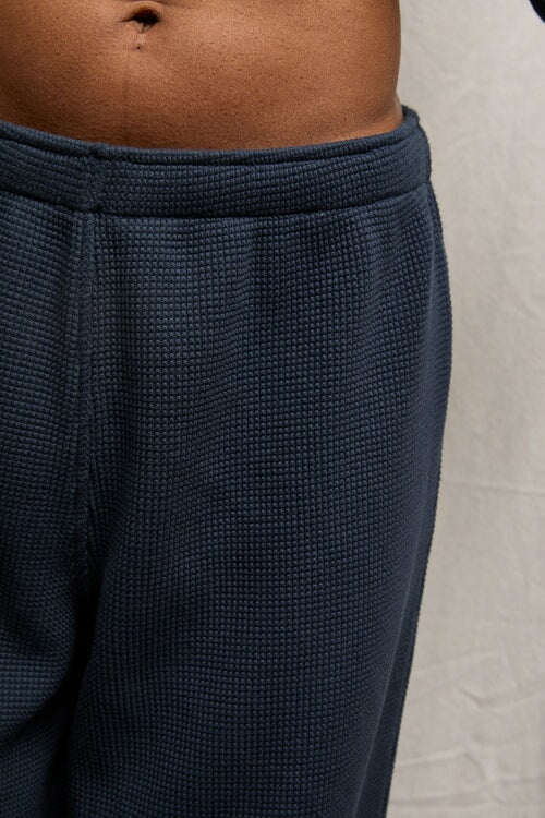 Shane Waffle Knit Pant Navy Pants - Sweatpants perfectwhitetee 