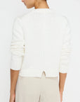 Iben Cardigan Salt White Sweater - Cardigans Brochu Walker 