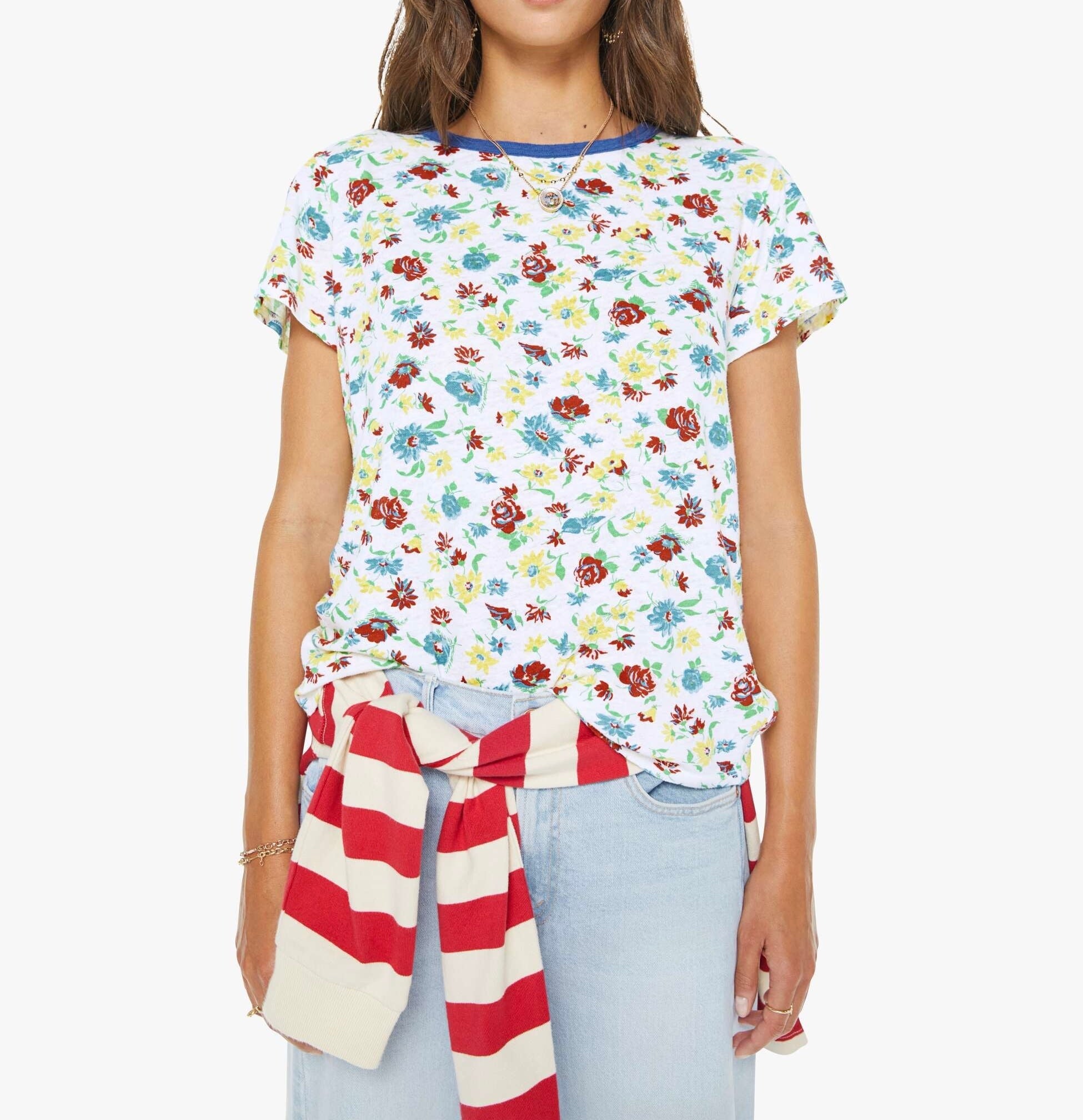 The Lil Goodie Bell Rose Bowl Tops - Tees Mother 