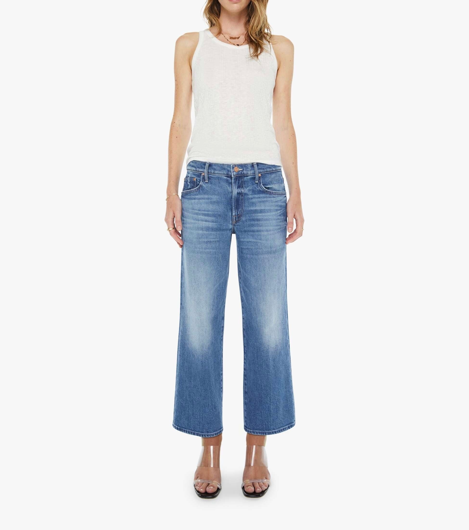 The Mid Rise Maven Ankle All Your Eggs In One Basket Denim - Flare & Wide Leg Mother 