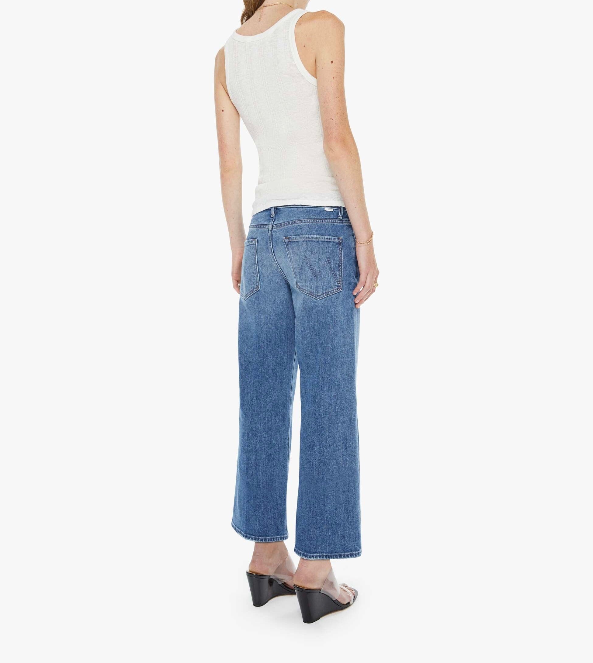 The Mid Rise Maven Ankle All Your Eggs In One Basket Denim - Flare & Wide Leg Mother 