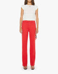 The Kick It Tango Red Denim - Straight Mother 
