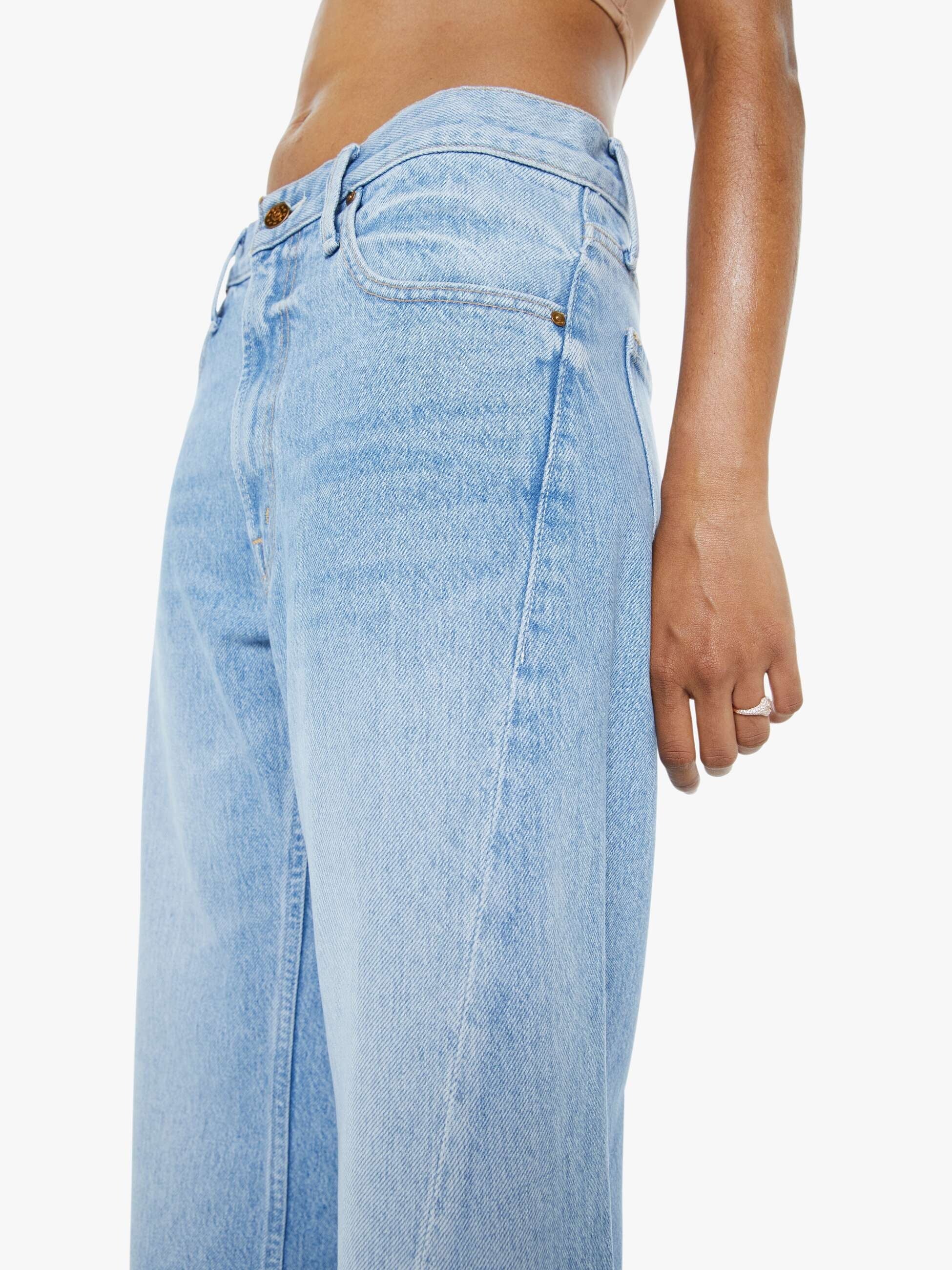 Lil Lemon Twist Sneak Munchies Denim - Flare & Wide Leg Mother 