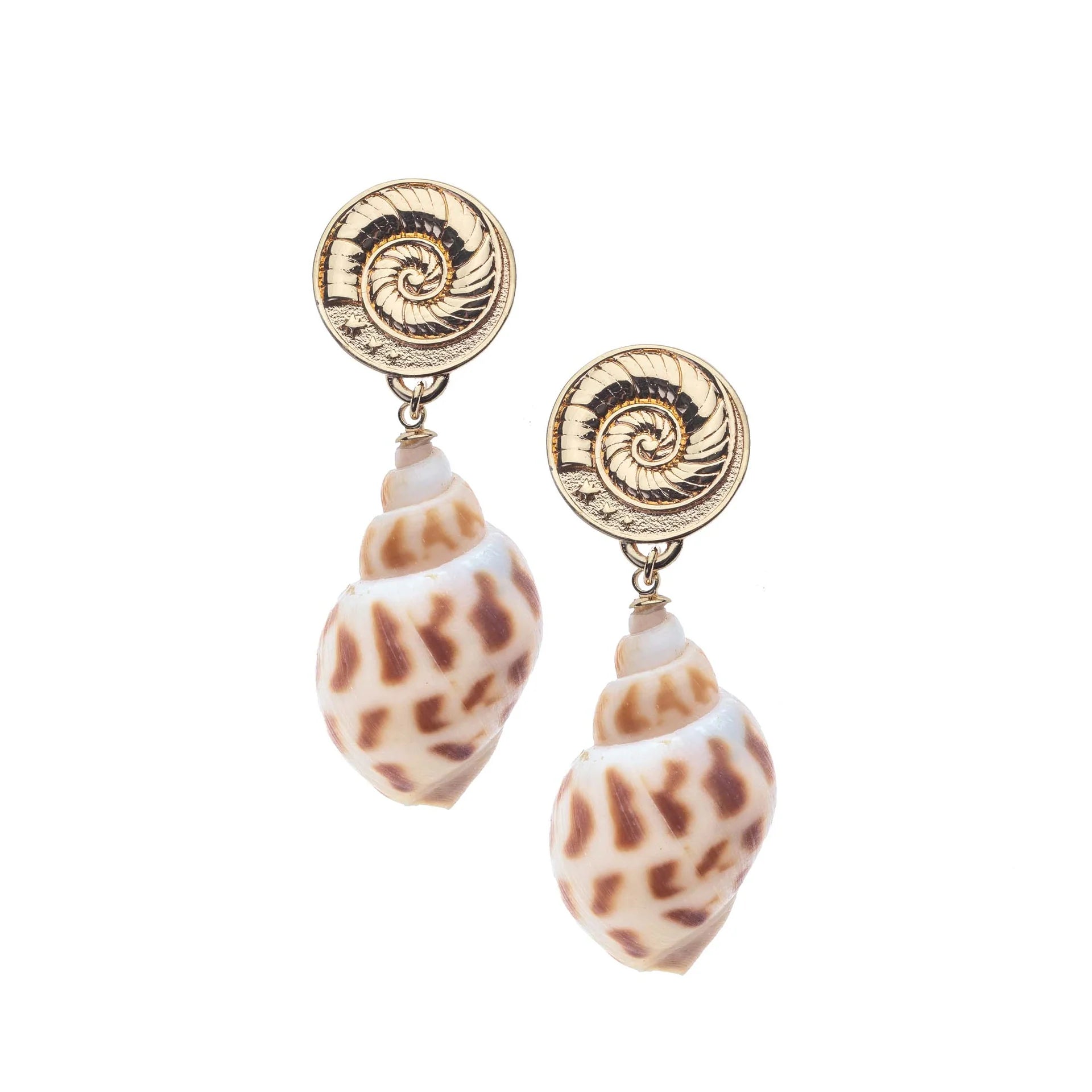 JW Inspiration Shell Drop Earrings Earrings Jane Win 