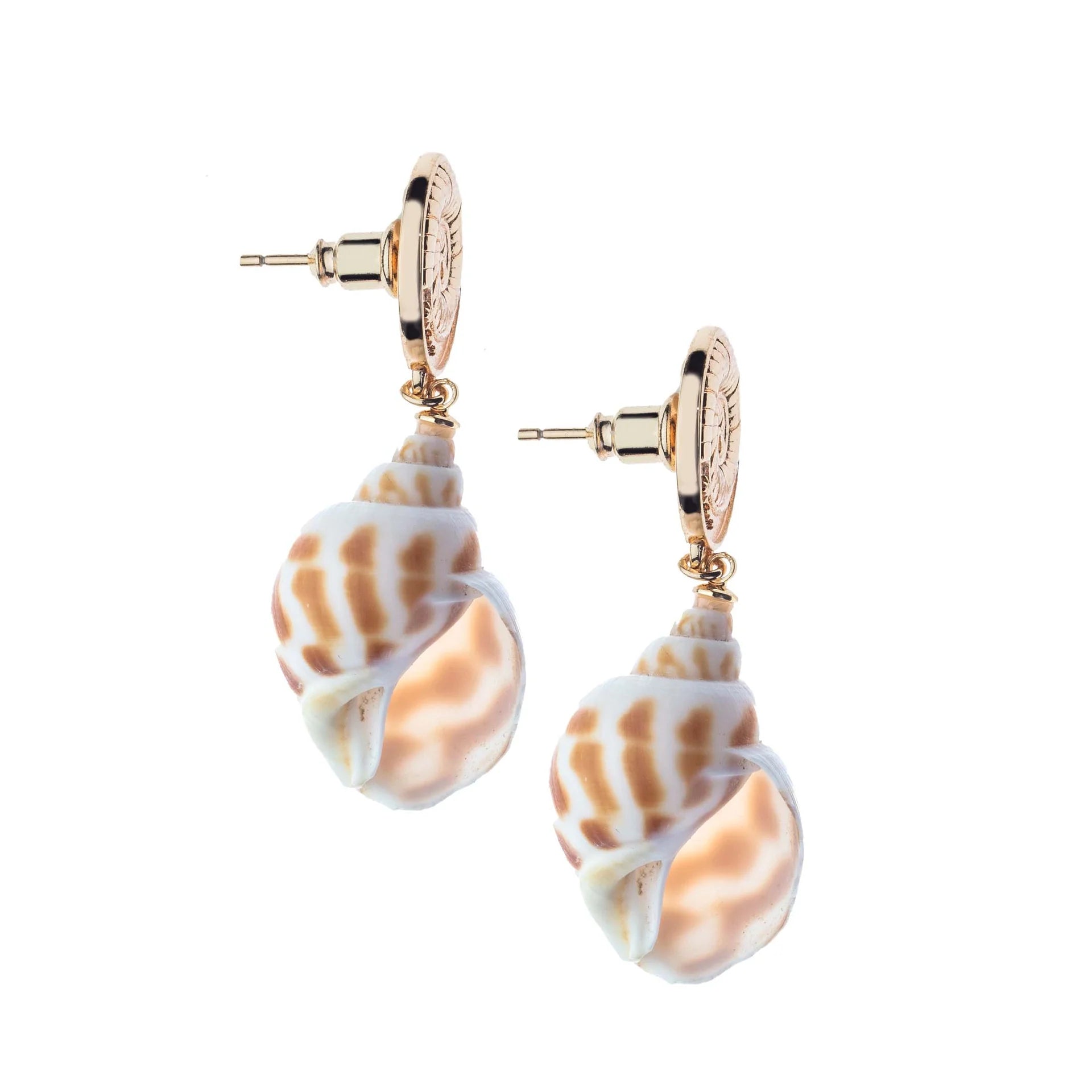 JW Inspiration Shell Drop Earrings Earrings Jane Win 