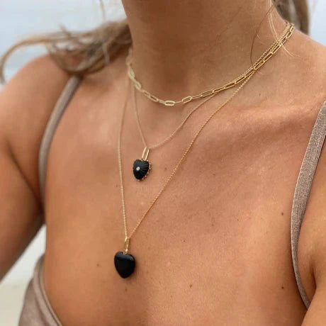Isabel Onyx Charm Necklaces Thatch 