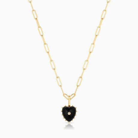 Isabel Onyx Charm Necklaces Thatch 