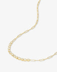 Isla Samantha Tennis Necklace Gold/White Necklaces Melinda Maria 