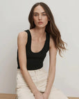 Birke Tank Black Tops - Tanks Veronica Beard 