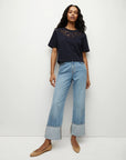 Monty Tee Navy Tops - Blouses Veronica Beard 