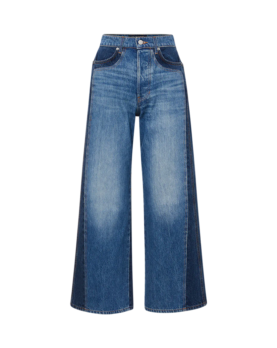 Taylor Cropped High Rise Wide Rebel Blue