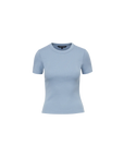 Pruitt Tee Smoke Blue Tops - Tees Veronica Beard 