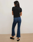 Kearney Ribbed Tee Black Top - Polo Veronica Beard 
