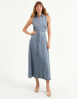 Fuller Denim Midi Dress Starlight Dresses - Midi Veronica Beard 
