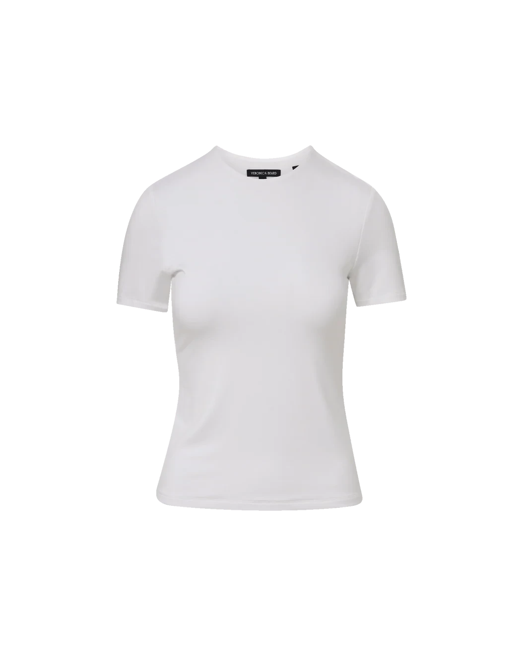 Benedict Crewneck Tee White Tops - Tees Veronica Beard 