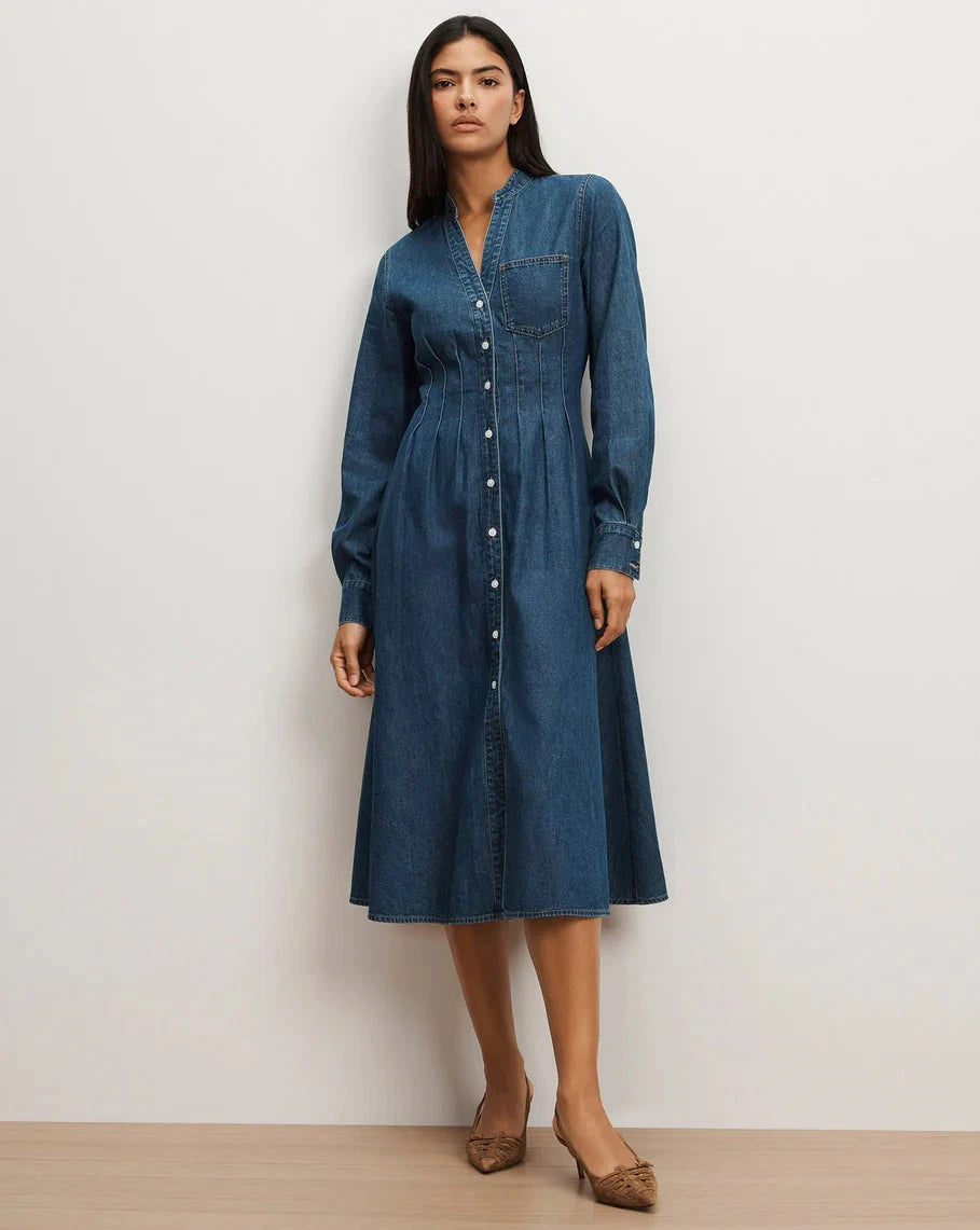 Arcadia Denim Shirtdress City Stroll Dresses - Midi Veronica Beard 