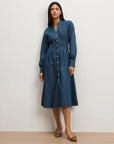 Arcadia Denim Shirtdress City Stroll Dresses - Midi Veronica Beard 
