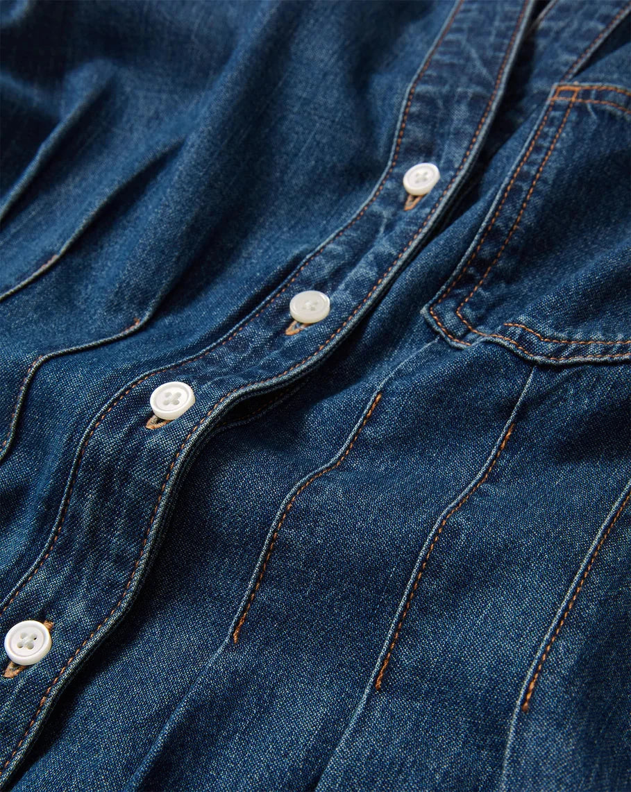 Arcadia Denim Shirtdress City Stroll Dresses - Midi Veronica Beard 