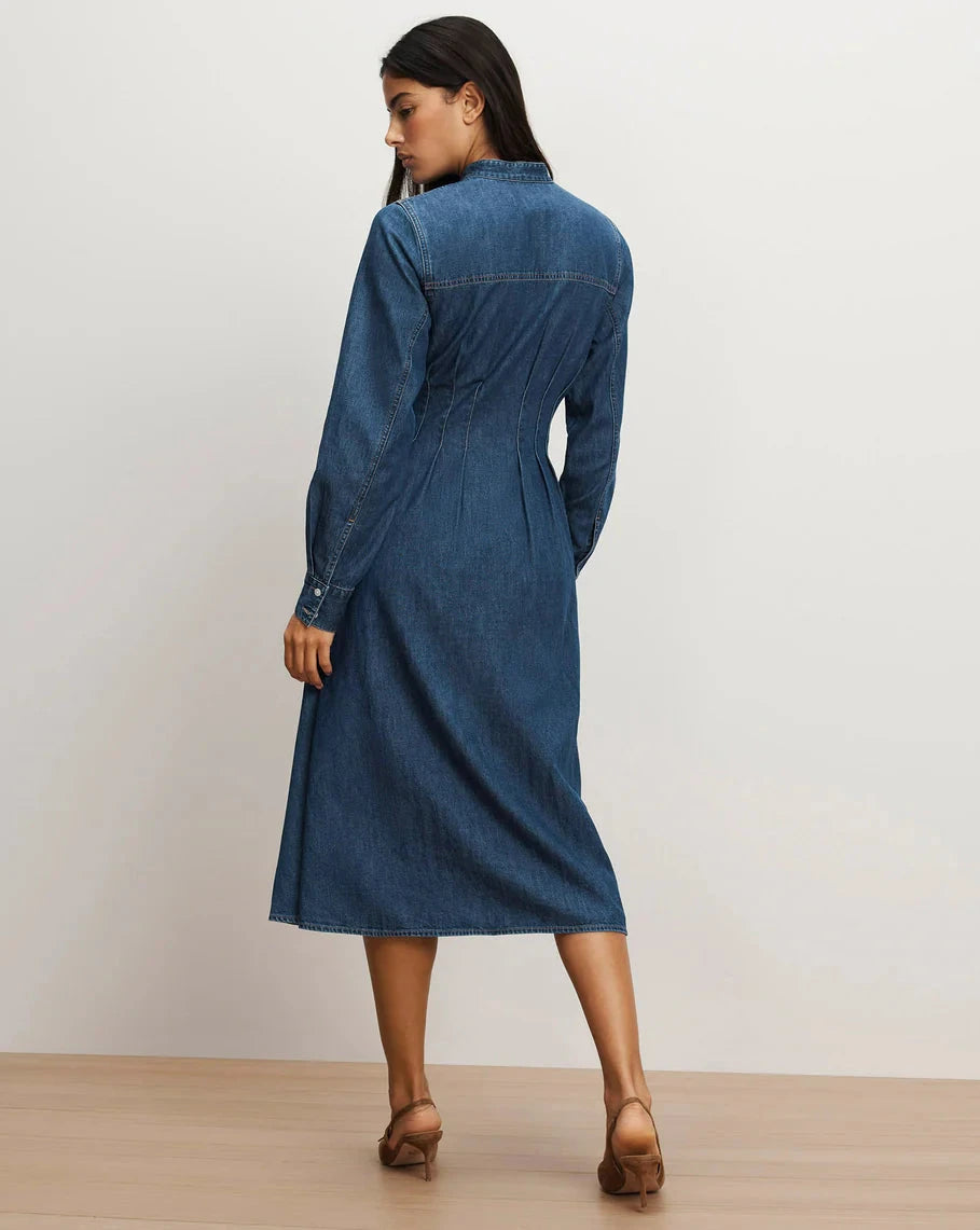 Arcadia Denim Shirtdress City Stroll Dresses - Midi Veronica Beard 