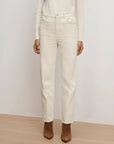 Leah Straight-leg Jean Ecru Denim - Straight Veronica Beard 
