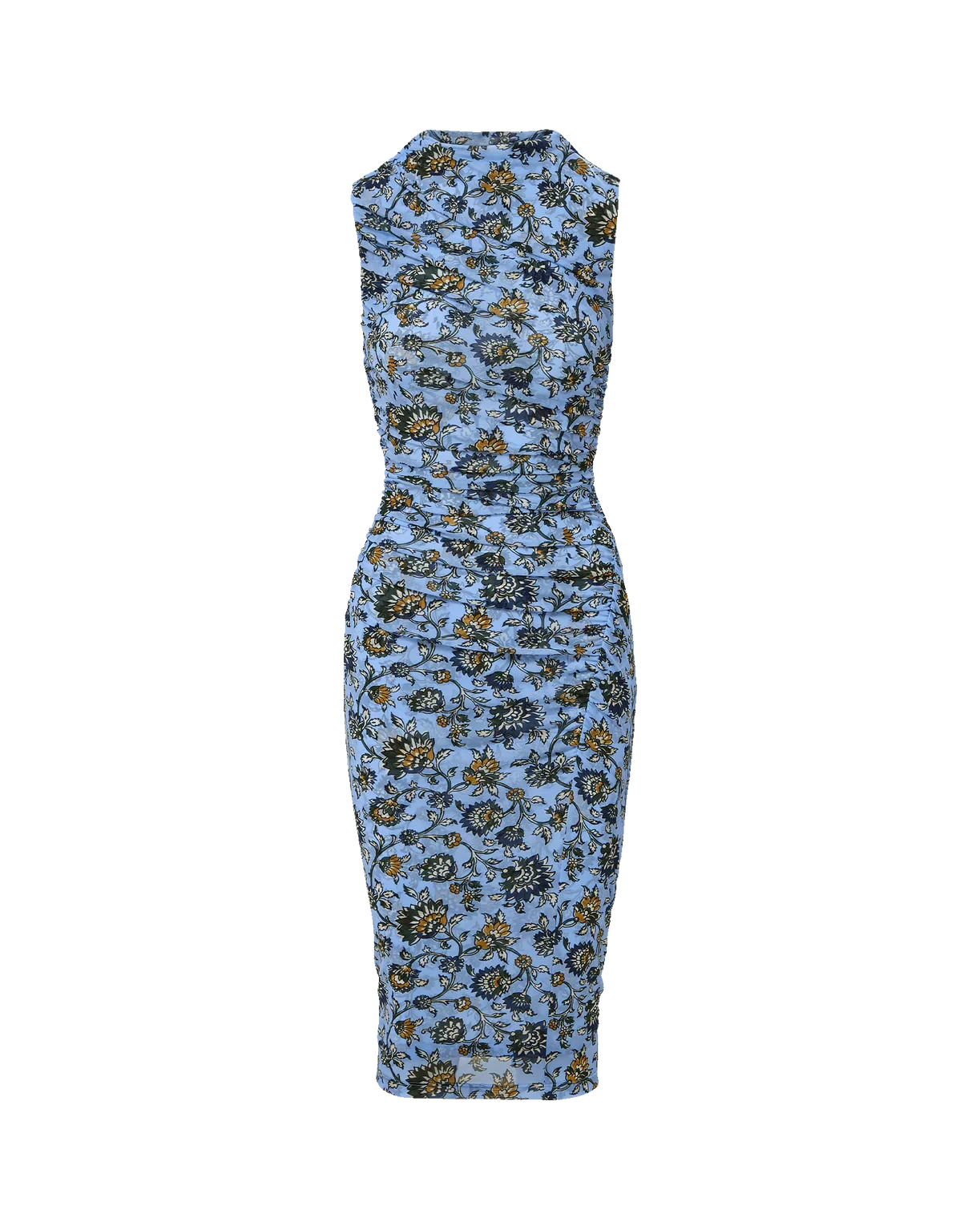Sylviani Dress Ice Blue Multi Dresses - Midi Veronica Beard 