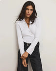 Brenner Top White Tops - Button Down Veronica Beard 