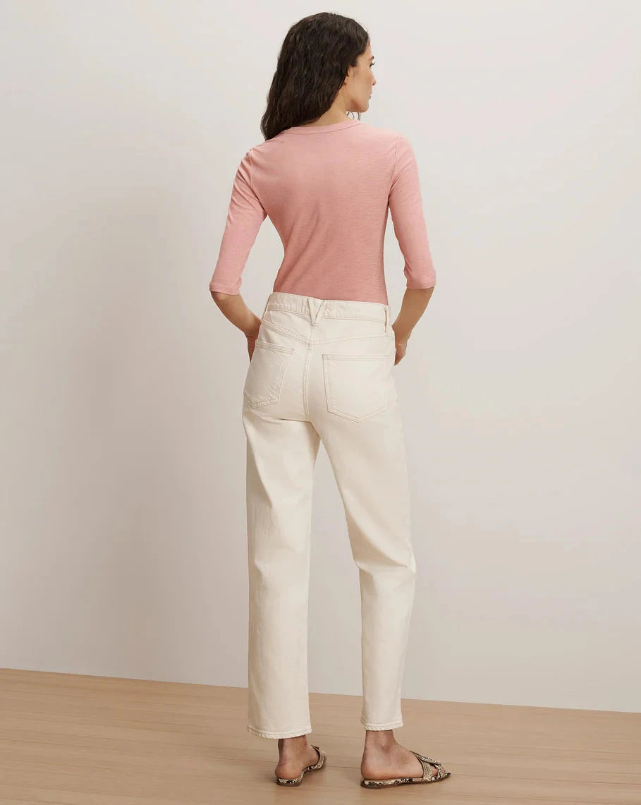 Auclair Knit T Shirt Petal Tops - Tees Veronica Beard 