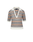 Issa Polo Muted Clay Top - Polo Veronica Beard 