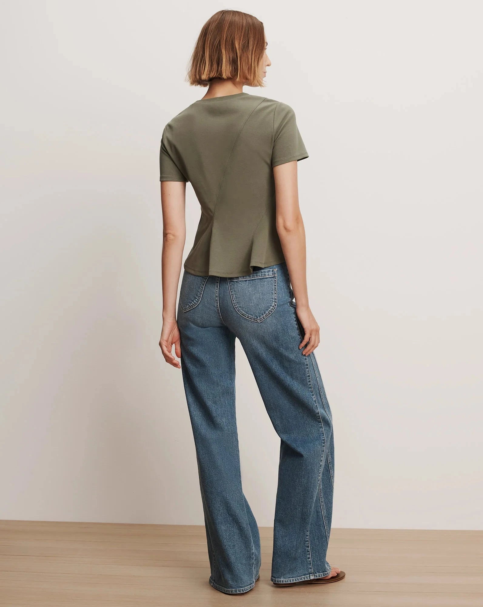 Syverin Tee Stone Army Tops - Tees Veronica Beard 