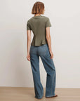 Syverin Tee Stone Army Tops - Tees Veronica Beard 