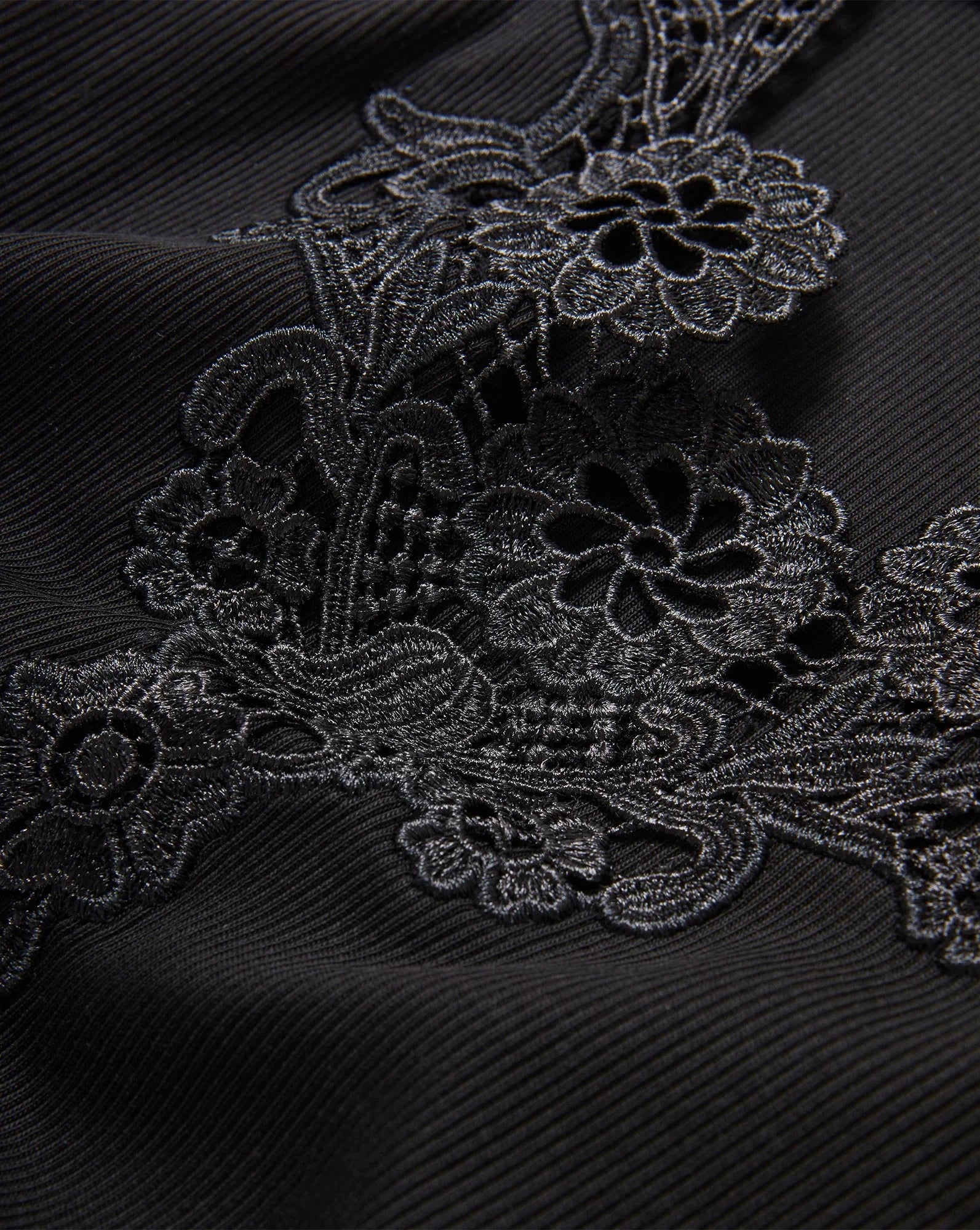 Narcisa Embroidered Tank Black Tops - Tanks Veronica Beard 