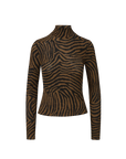 Wyeth Turtleneck Ochre Black Tops - Turtleneck Veronica Beard 