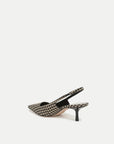 Cashel Sling Houndstooth Multi Pumps - Low Veronica Beard - Shoes 