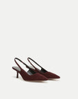 Cashel Sling Raisin Pumps - Low Veronica Beard - Shoes 