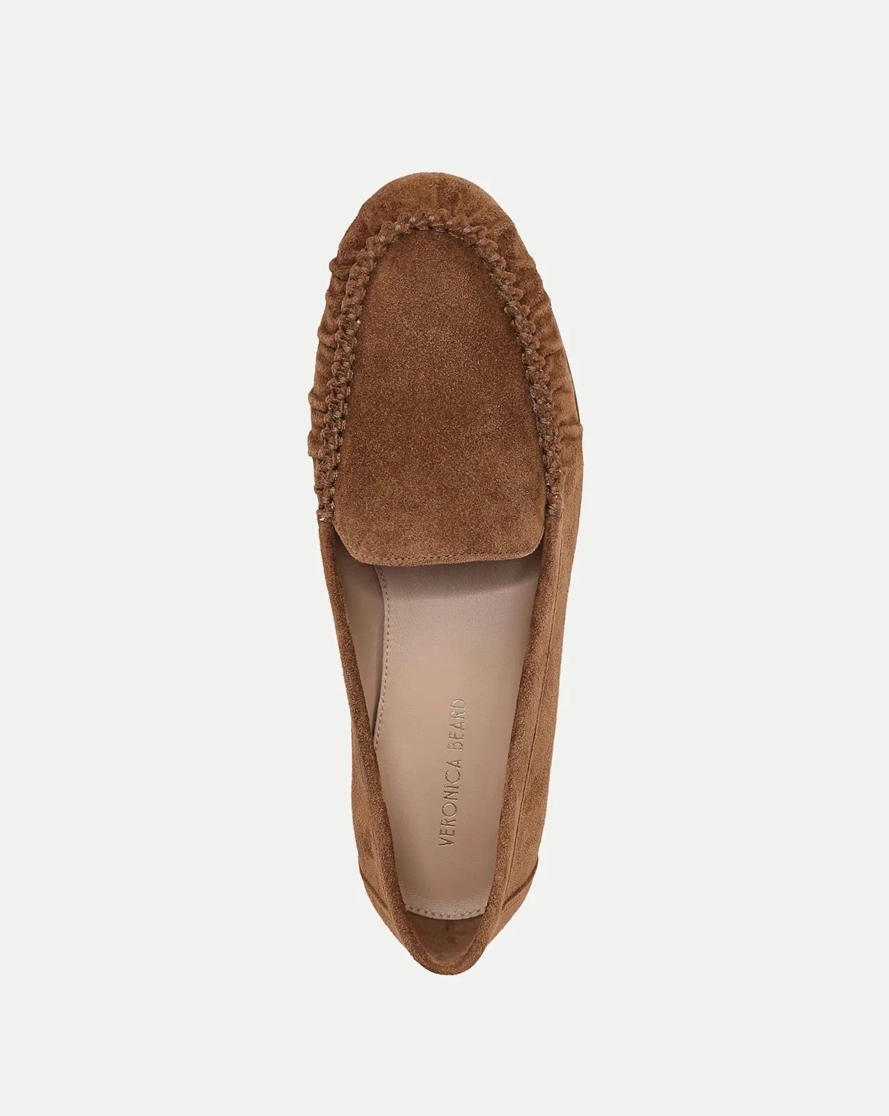 Prilla Suede Loafer Chestnut Flats - Loafer Veronica Beard - Shoes 
