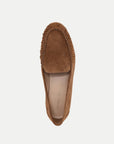 Prilla Suede Loafer Chestnut Flats - Loafer Veronica Beard - Shoes 