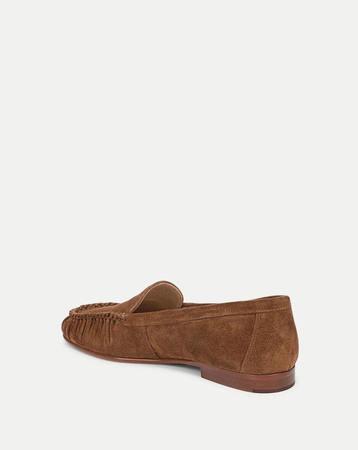 Prilla Suede Loafer Chestnut Flats - Loafer Veronica Beard - Shoes 