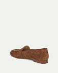 Prilla Suede Loafer Chestnut Flats - Loafer Veronica Beard - Shoes 