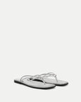 Clea Flip Flop Sandal Silver Sandals - Flip Flops Veronica Beard - Shoes 