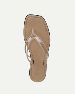 Clea Flip Flop Sandal Clear Sand Sandals - Flip Flops Veronica Beard - Shoes 