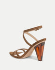 Lanaya Suede Ankle Wrap Heel Sandals - Heeled Sandals Veronica Beard - Shoes 
