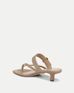 Salva Dash Kitten Heel Sandal Sand Sandals - Heeled Sandals Veronica Beard - Shoes 