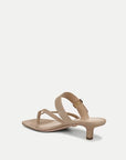 Salva Dash Kitten Heel Sandal Sand Sandals - Heeled Sandals Veronica Beard - Shoes 