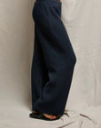 Shane Waffle Knit Pant Navy Pants - Sweatpants perfectwhitetee 