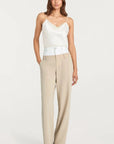 Denim Dionne Pant Khaki/White Pants - Trousers Cinq A Sept 
