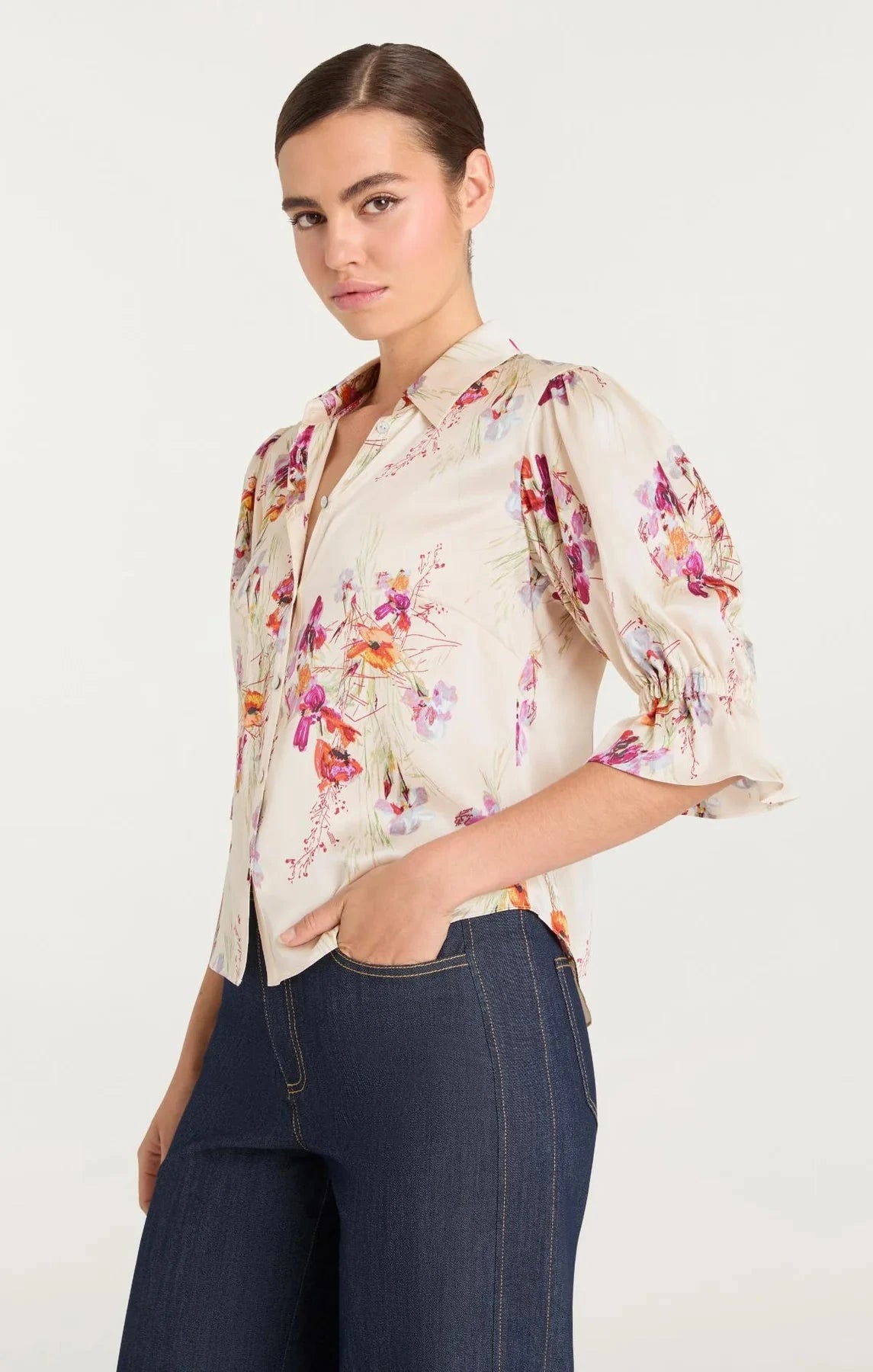 Iris Bouquet Fiona Top Tops - Blouses Cinq A Sept 