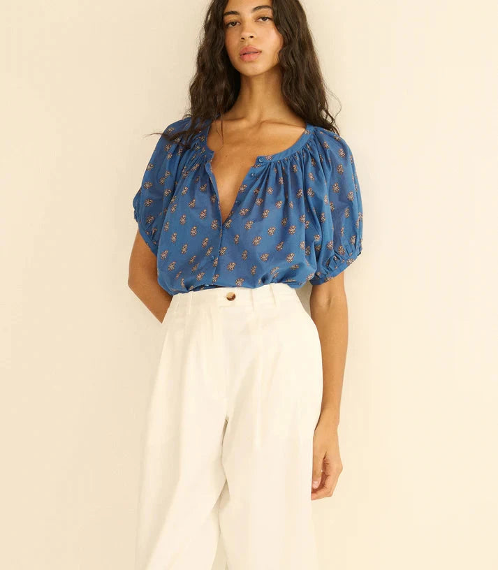 June Top Eartha Paisley Tops - Blouses Doen 